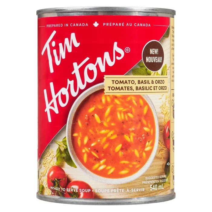 Tim Hortons Tomato, Basil and Orzo, 540 ml