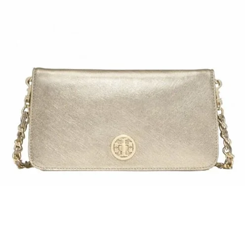 Tory Burch Metallic Adalyn Clutch Ladies Purse