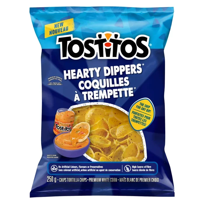 Tostitos Tortilla Chips Hearty Dippers, 250 g