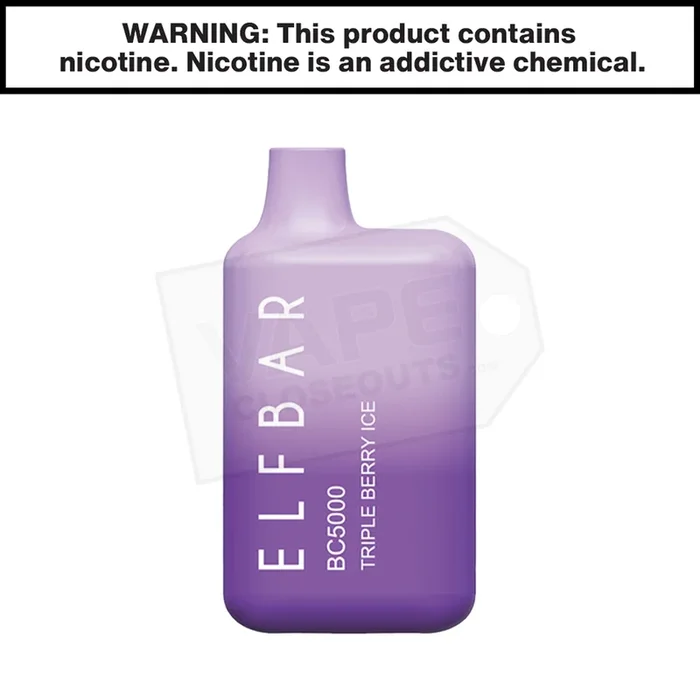 Triple Berry Ice ELF BAR BC5000 EBDesign