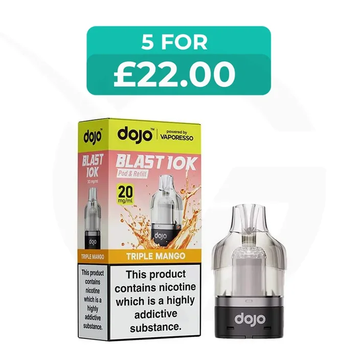 Triple Mango Dojo Blast 10000 Refill Pack