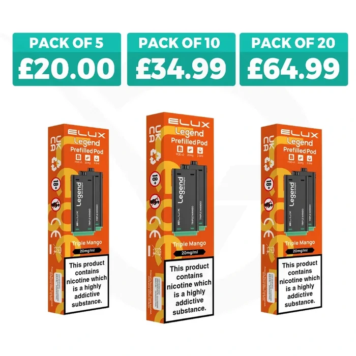 Triple Mango Elux Legend 1500 2in1 Prefilled Pods