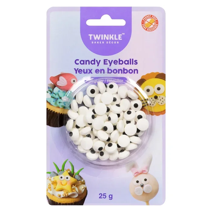 Twinkle Baker Décor Candy Eyeballs Regular, 25 g