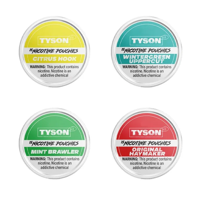 Tyson 2.0 Nicotine Pouches (15ct Can)(5-Can Pack)