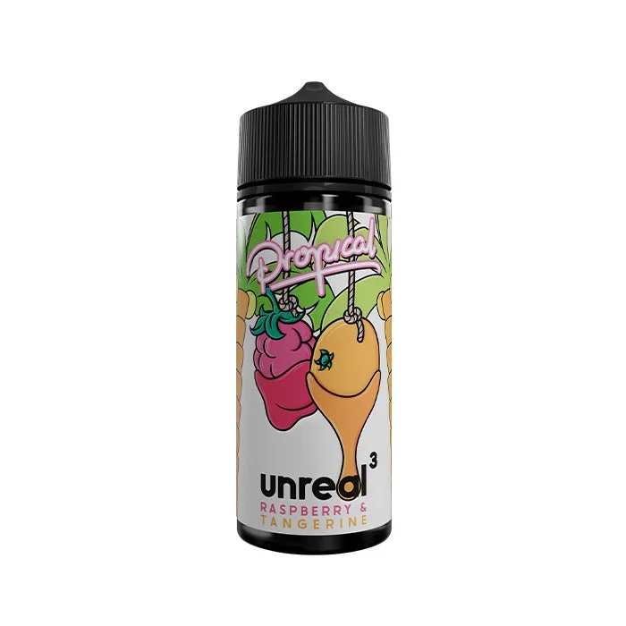 Unreal 3 Propical Raspberry & Tangerine 100ml Shortfill E-Liquid