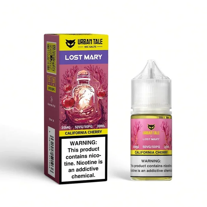 URBAN TALE X LOST MARY 30ML SALT E-LIQUID – CALIFORNIA CHERRY