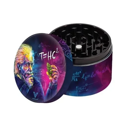 V Syndicate T=HC2 Einstein Classic 4-Piece SharpShred 360 Grinder