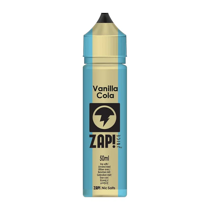 Vanilla Cola 50ml Shortfill E-liquid By Zap! Vintage Cola