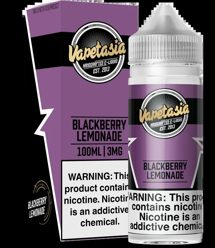 Vapetasia – Blackberry Lemonade – 100ML E-Liquid