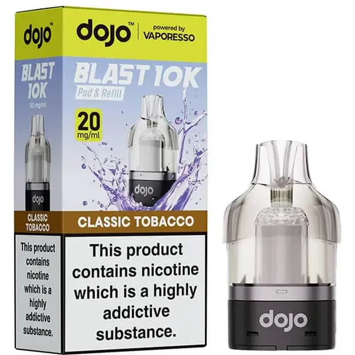 Vaporesso Dojo Blast 10K Prefilled Pods + Refill Container
