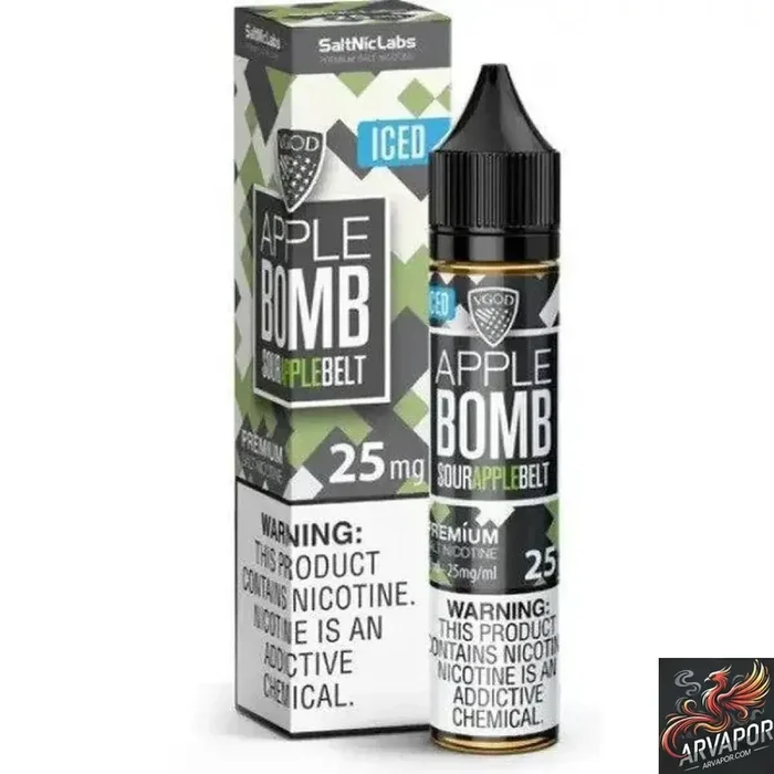 VGod SaltNic 30mL ICED Apple Bomb e-liquid