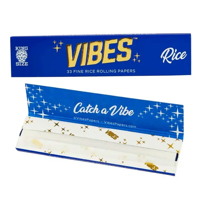 Vibes King Size Rice Paper – Blue Box