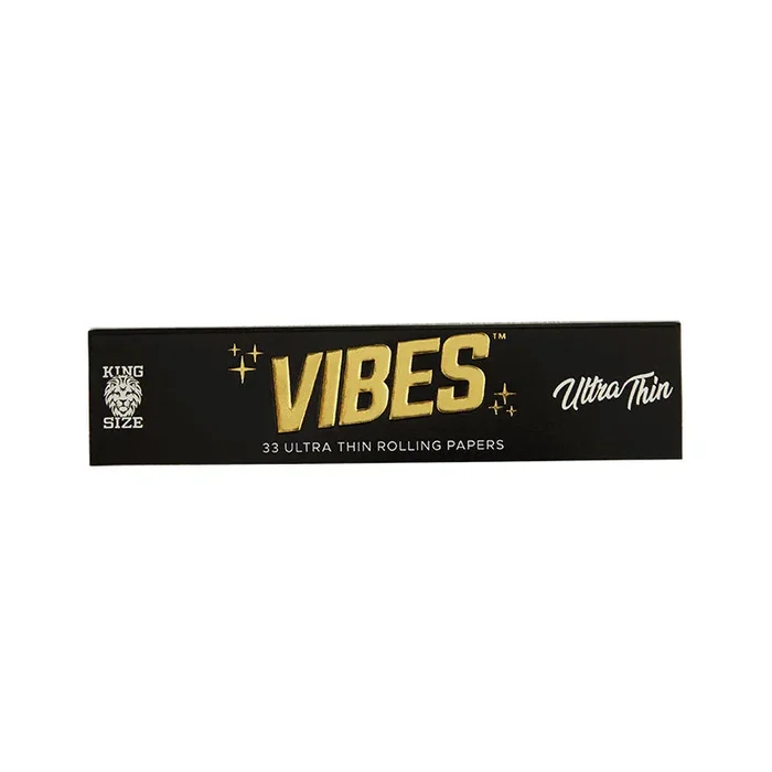 Vibes Ultra Slim King Size Paper in Black Box