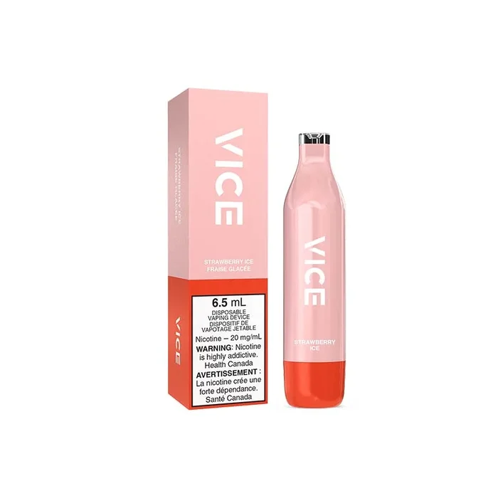 VICE 2500 Puffs Disposable – Strawberry Ice (AB)