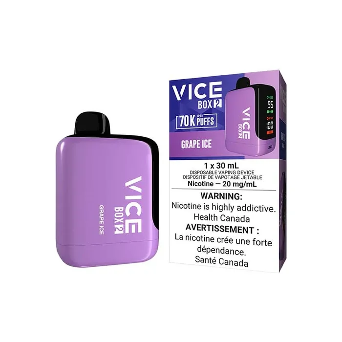 VICE BOX 2 Disposable – Grape Ice (MB)