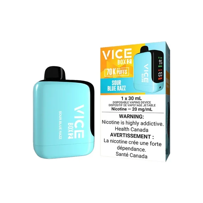 VICE BOX 2 Disposable – Sour Blue Razz (ON)