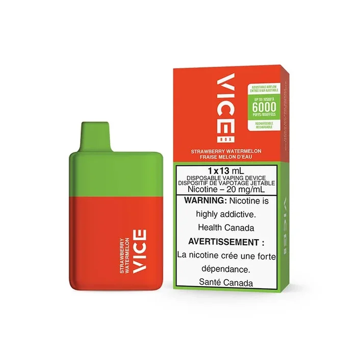 VICE BOX 6000 Puffs Disposable – Strawberry Watermelon (ON)