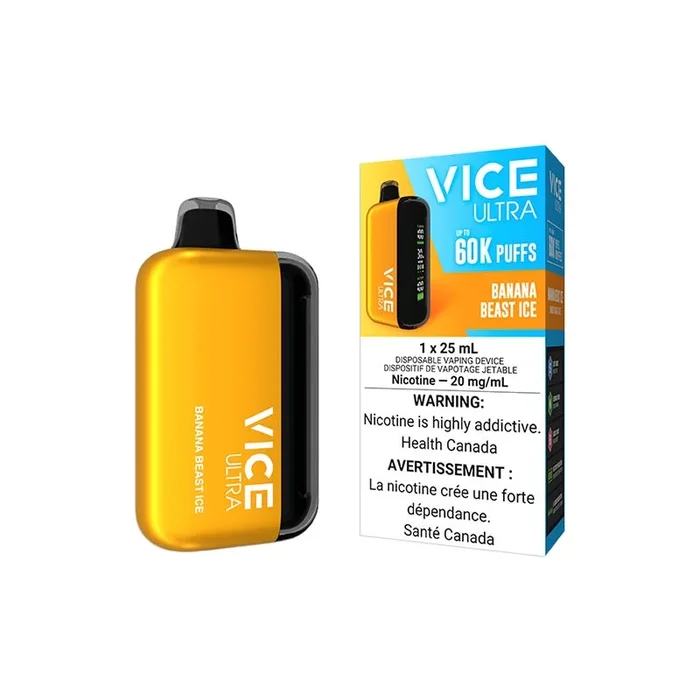 VICE ULTRA 60K Disposable – Banana Beast Ice (ON)