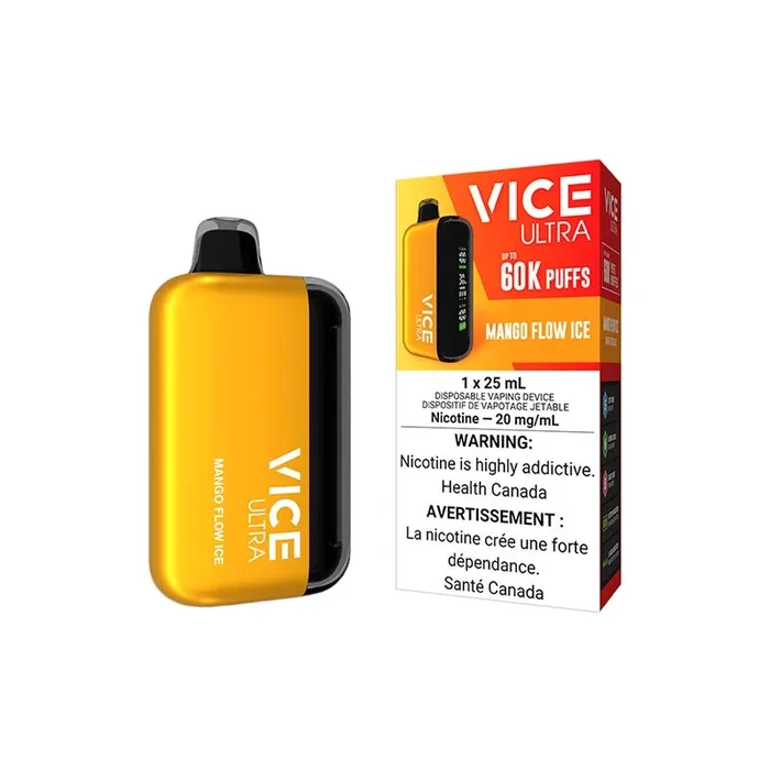 VICE ULTRA 60K Disposable – Mango Flow Ice (ON)