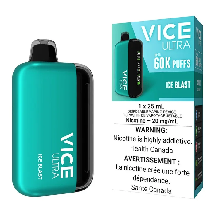 Vice Ultra Disposables Vape Device – Ice Blast