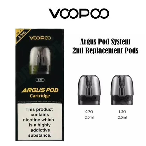 VooPoo Argus Replacement Pods – Pack of 3