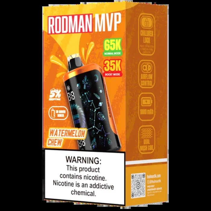 Watermelon Chew RODMAN MVP 65K Puffs Disposable Vape