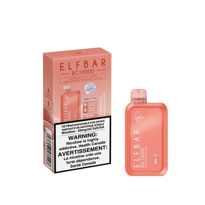 Watermelon Ice by Elfbar BC10000 (10000 Puff) 18mL – Disposable Vape