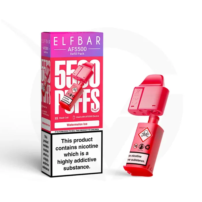 Watermelon Ice Elf Bar AF5500 Refill Pods