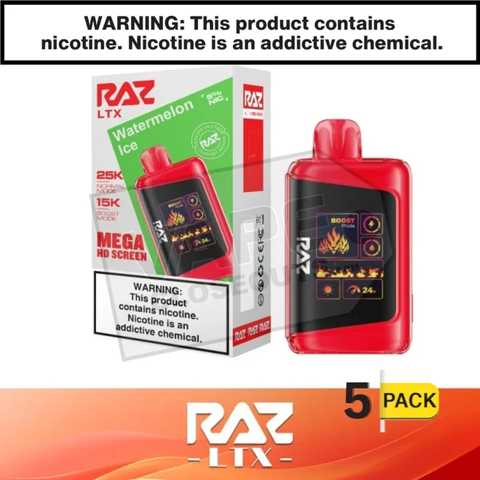 Watermelon Ice RAZ LTX 25K Disposable Vape