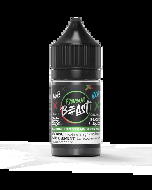 Watermelon Strawberry Kiwi Iced by Flavour Beast Salt [ON]