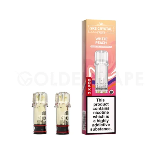 White Peach Crystal Plus Prefilled Pods by SKE