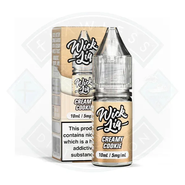 Wick Liquor Creamy Cookie Nic Salt E-Liquid 10ml