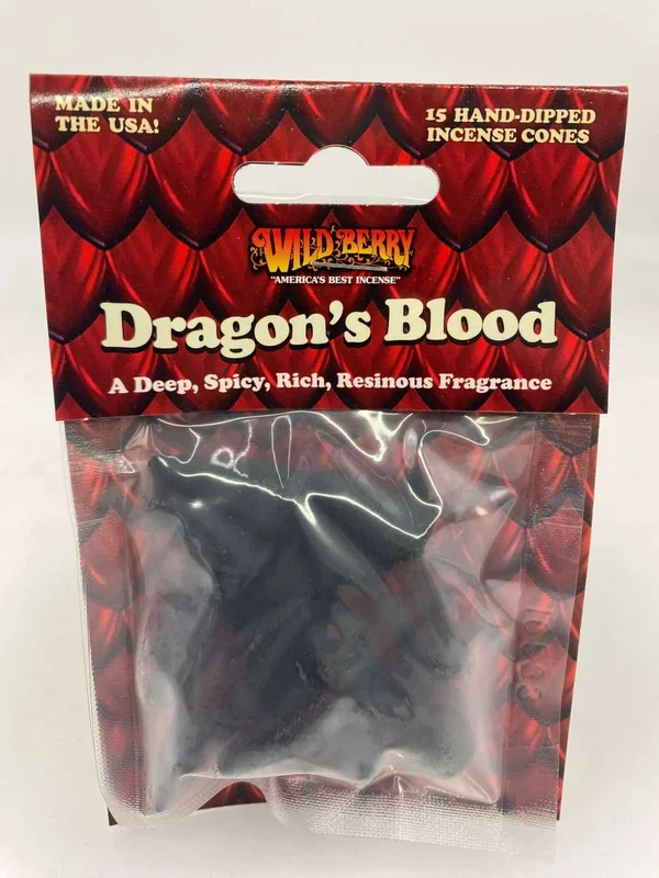 WILDBERRY DRAGON’S BLOOD CONES 15ct PACKAGED