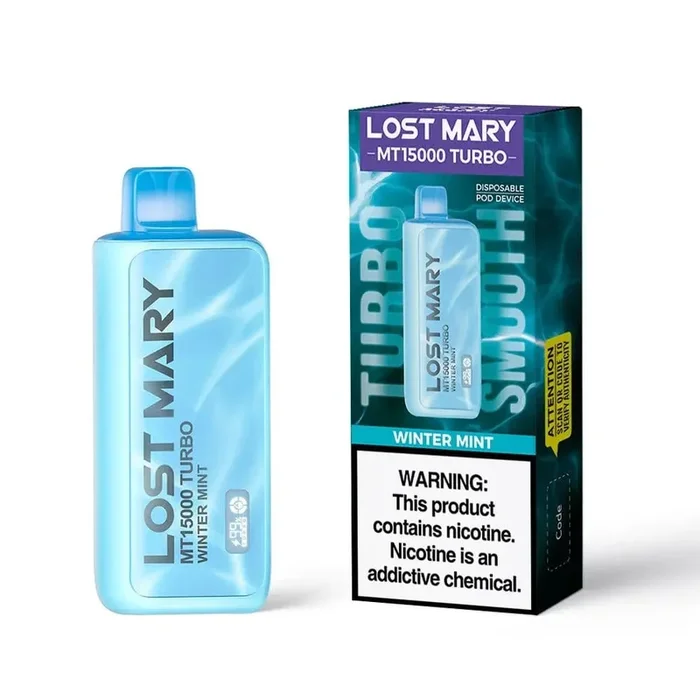 Winter Mint – Lost Mary MT15000 Turbo Disposable