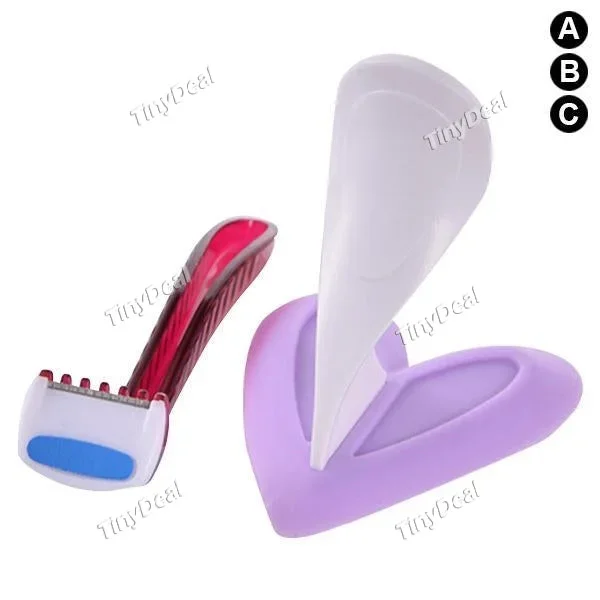 Women’s Bikini Shaving Stencil Privates Shaver Pubic Secret Intimate Hair Razor Sensitive Area Intimate Shaping Tool Kit