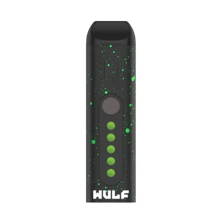 Wulf Mods Flora Dry Herb Vape – Black-Green Splatter