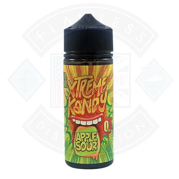 Xtreme Kandy Series – Apple Sour 0mg 100ml Shortfill