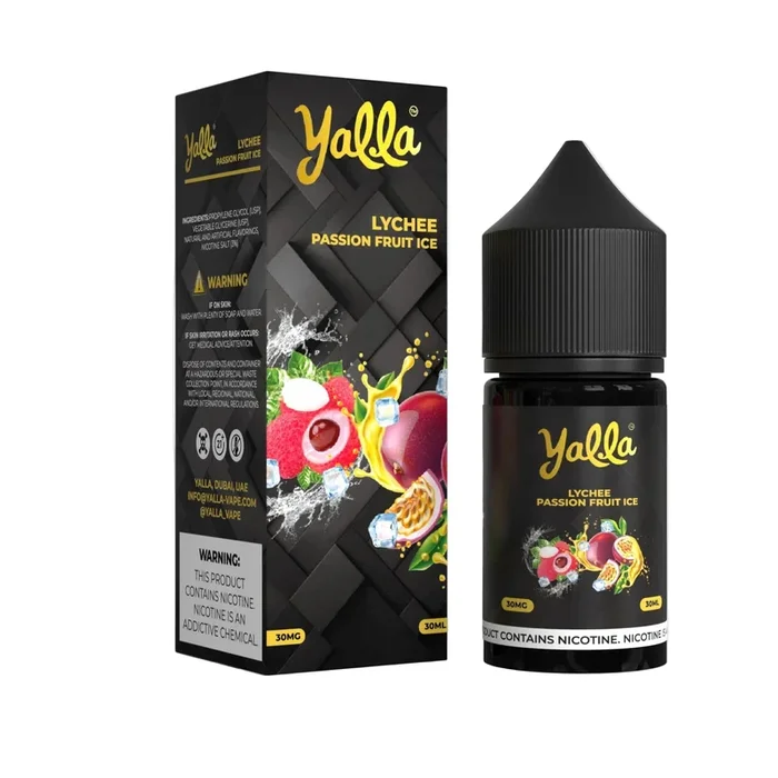 Yalla Fusion Series Lychee Passionfruit Ice 30ml Best Price in Pakistan