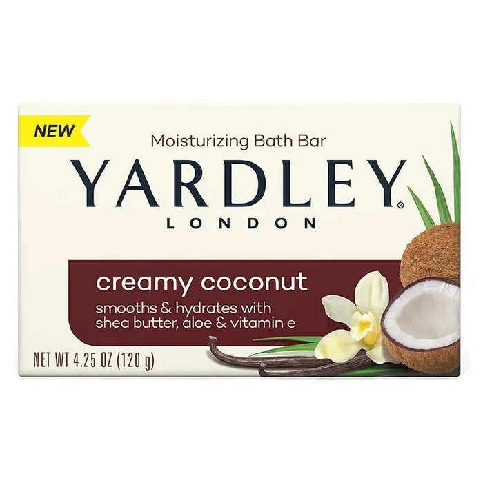 Yardley Creamy Coconut Moisturizing Bath Bar 120g
