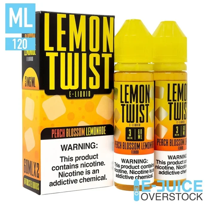 YELLOW PEACH (Peach Blossom Lemonade) by Lemon Twist 2x60ML EJUICE