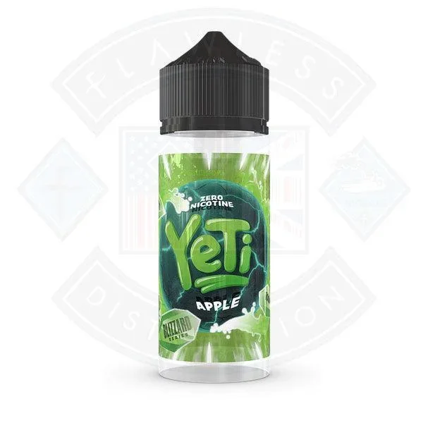 Yeti Blizzard Apple 0mg 100ml Shortfill E-Liquid