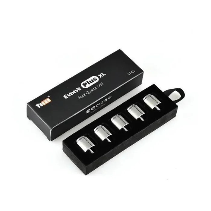 Yocan Evolve Plus XL Replacement Quartz Quad Coil (5 Pack)