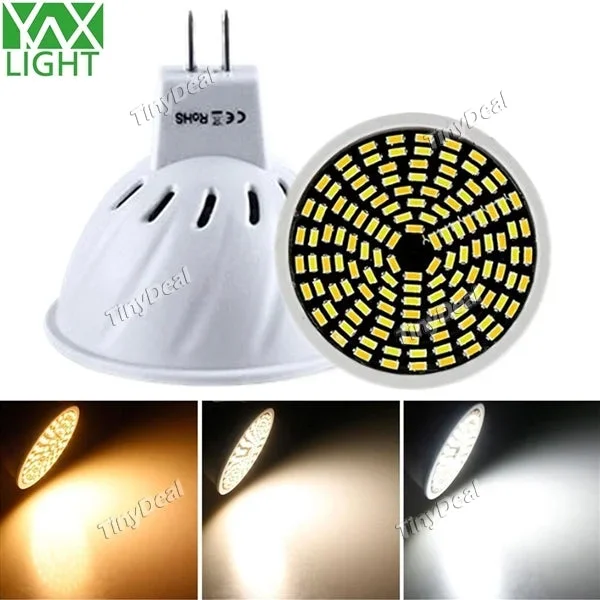 YWXLight 3-color in 1 LED Light Bulb 220V MR16 (GU5.3) 5W 400-500LM 180° Lighting Angle SMD 3014 LED – Plastic