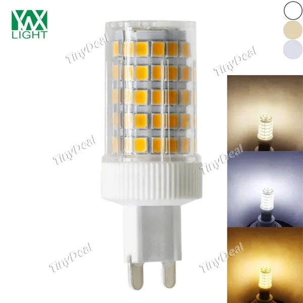 YWXLIGHT Adjustable Ceramic Lamp G9 SMD 2835 AC 220V 86-LED Lamp Light Bulbs