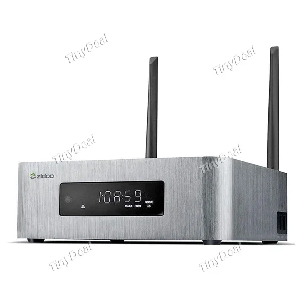 Zidoo X10 Android 6.0 TV Box OpenWRT NAS 2GB 16G TF Card USB 3.0 BT 4.0 HDD Bay WIFI LAN 4K Full HD
