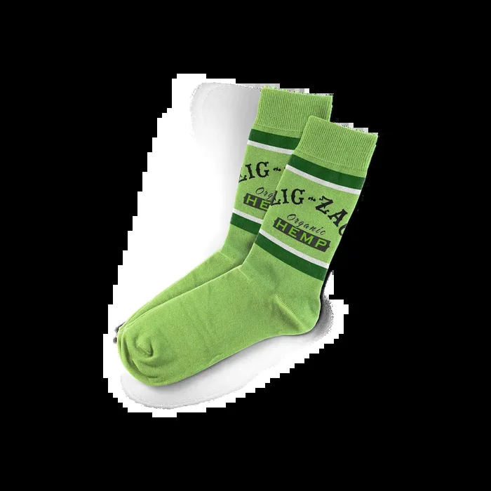 Zig-Zag Classic Socks – Hemp Green – Count)