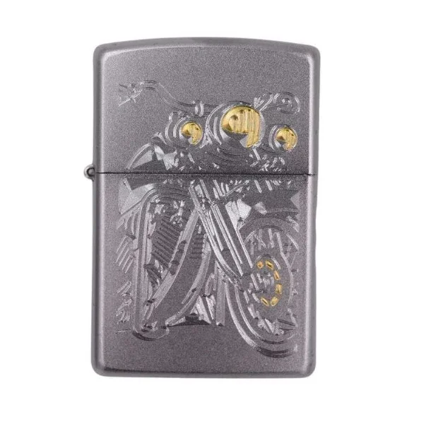 Zippo 205 184542 Reg Satin Chrome Mo
