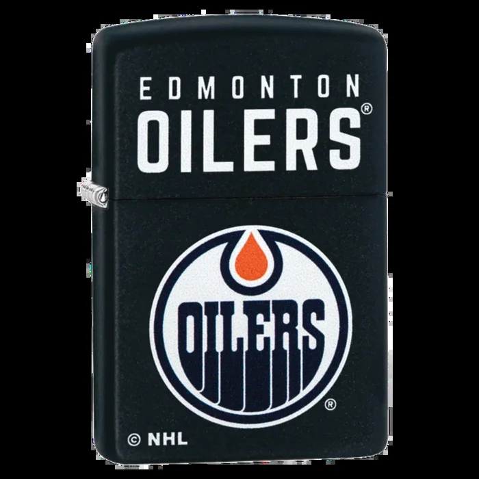 ZIPPO NHL EDMONTON OILERS BLACK